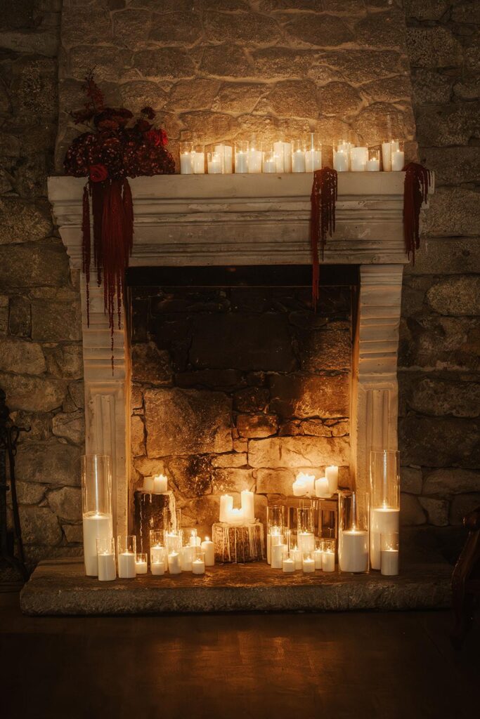 Decoración de boda en Pazo do Tambre, Galicia · Pilar & Edu · Blue Artisan