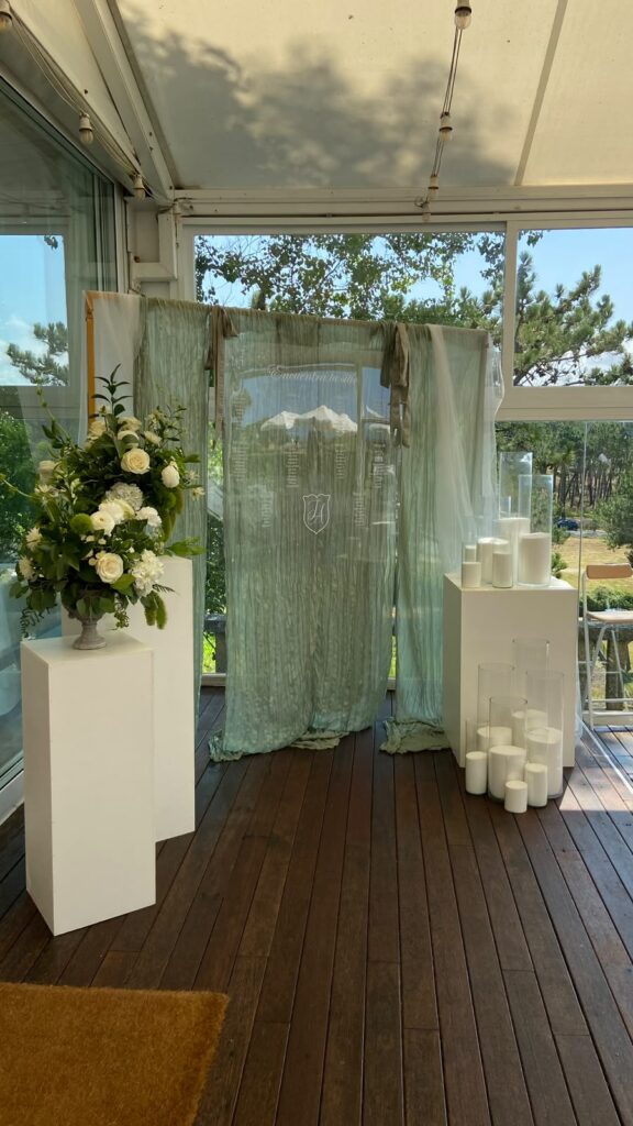 Decoración de boda en Finca La Atlántida, Galicia · Thalía & Adrián · Blue Artisan