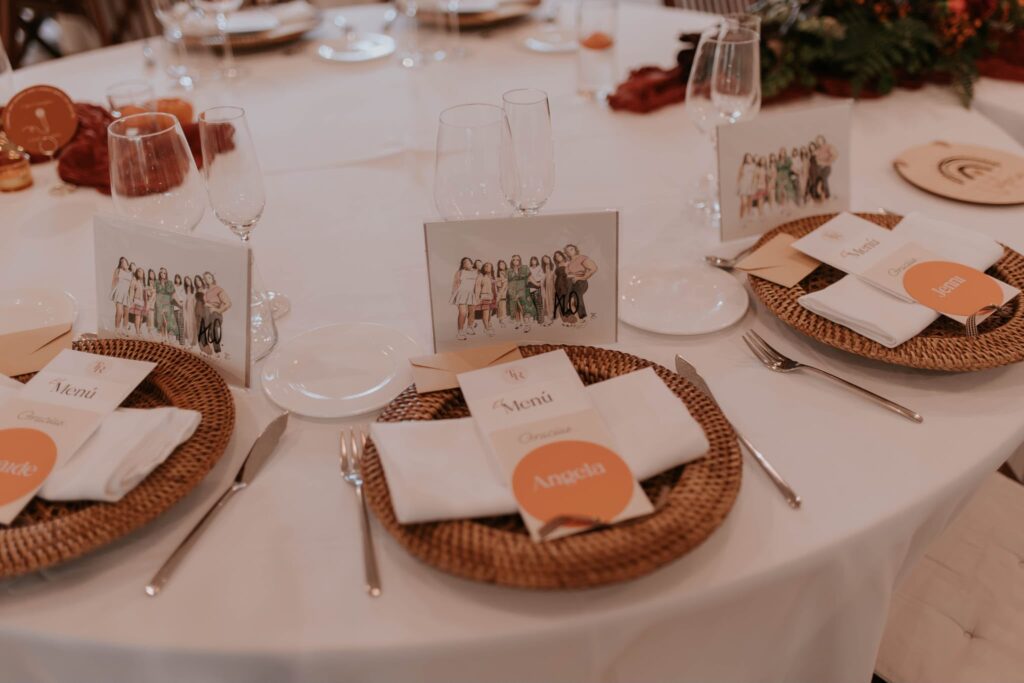 Decoración de boda en Quinta Canaima, Galicia · Tam & Rober · Blue Artisan