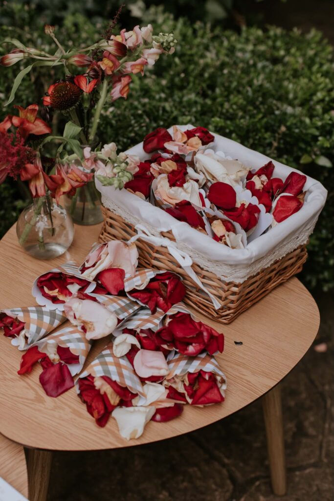 Decoración de boda en Quinta Canaima, Galicia · Tam & Rober · Blue Artisan