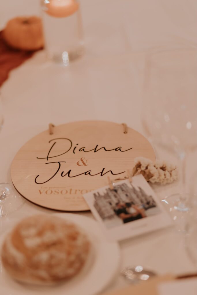 Decoración de boda en Quinta Canaima, Galicia · Tam & Rober · Blue Artisan