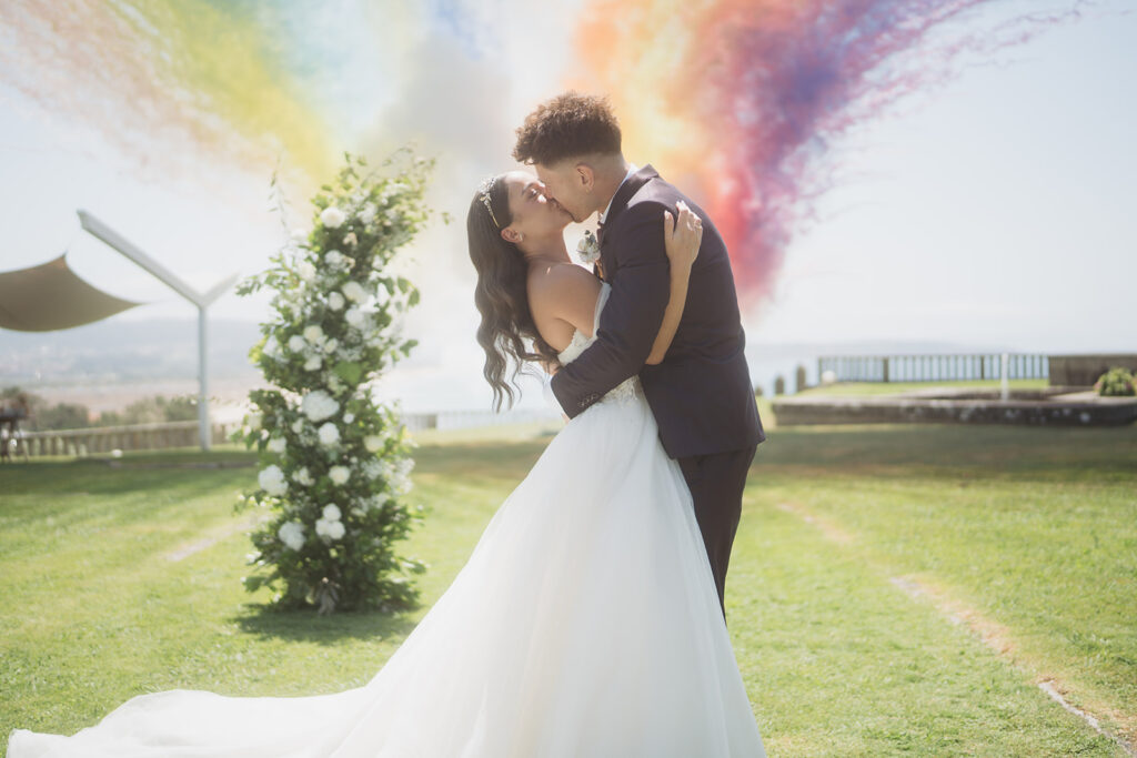 Decoración de boda en Finca La Atlántida, Galicia · Thalía & Adrián · Blue Artisan